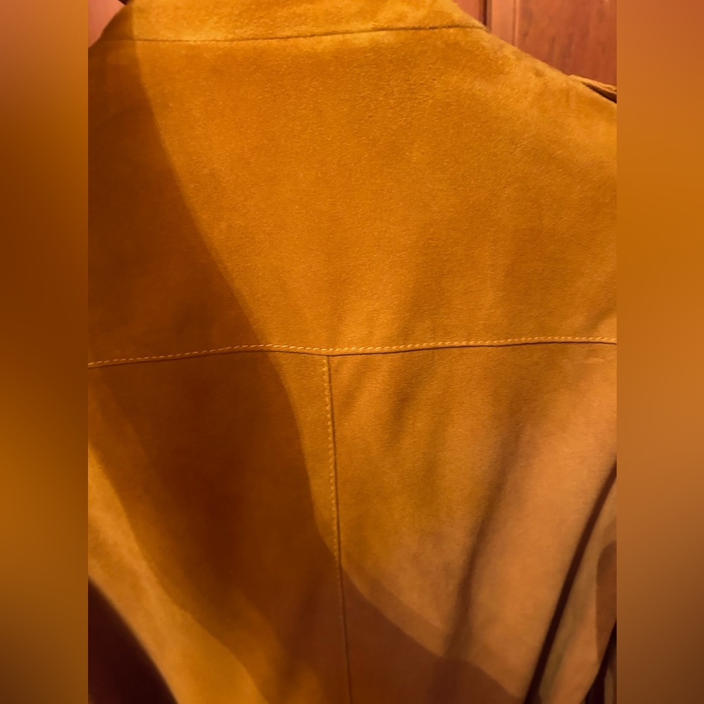 NEW Authentic GUCCI Orange-Brown SUEDE Belted Jacket EUR-... - Picture 11 of 11